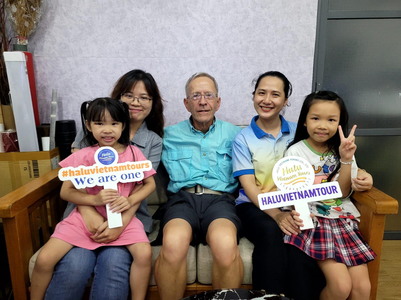 Happy Halu Vietnam Tours traveler in Vietnam