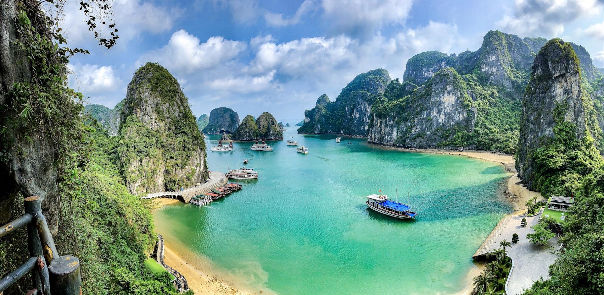 Beautiful landscapes and seascapes of Vietnam
